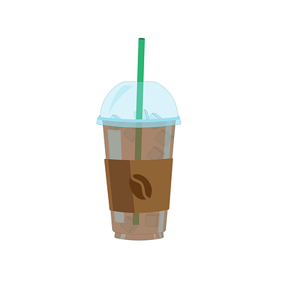 Coffee coffee design graphic design icelatte illustration picture style