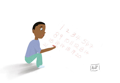 Number counting abby alo childrenillustration childrensbookillustration drawing ill illustration picturebook picturebookillustration procreate