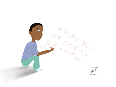 Number counting abby alo childrenillustration childrensbookillustration drawing ill illustration picturebook picturebookillustration procreate