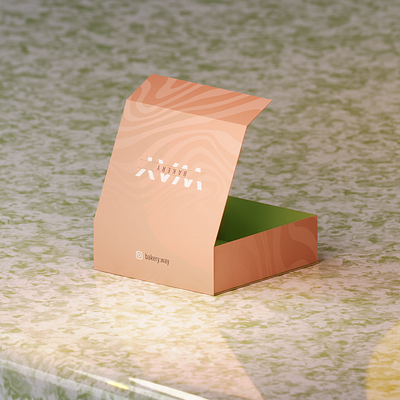 Way Bakery Box Render 2 3d 3d modeling animation app branding cosmetics design graphic design haircare icon illustration logo modeling packaging design realistic rendering typography ui ux vector