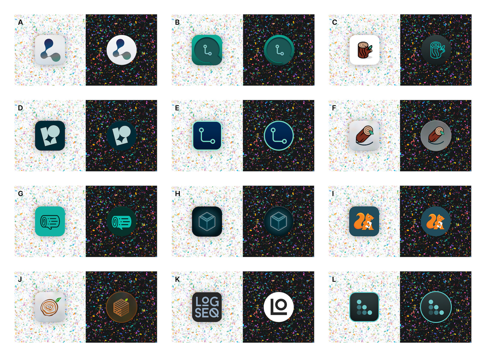 Example of I'm a finalist in the Logseq logo community contest!