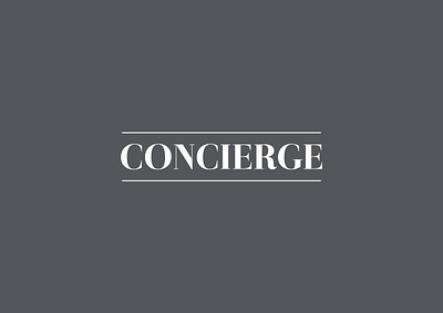 Concierge / branding branding design graphic design identity logo typography