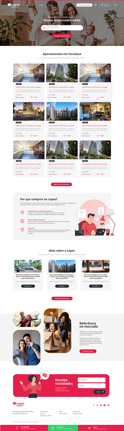 Lopes Immobilis Website app design figma ui user interface ux web design