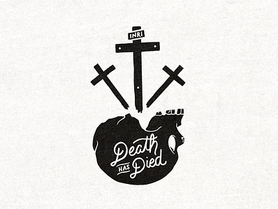 Death Has Died - Animation 2d after effects animation christ christianity cross design easter illustration jesus motion design motion graphics skull