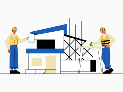 Construction and Architecture animation architecture collaboration construction construction management construction zone creattie home improvement lottie lottieanimation renovation risk management stop sign sustainability under construction