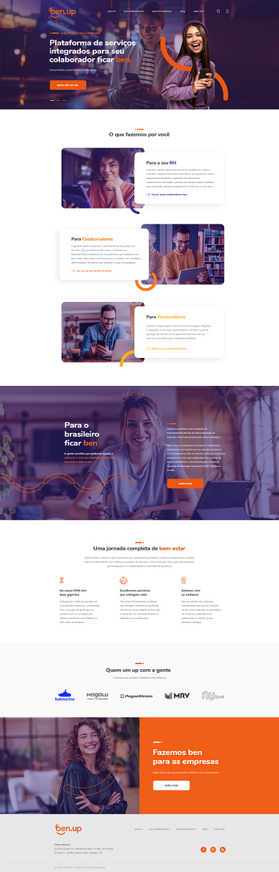 Ben.up Website design figma ui user interface ux web design