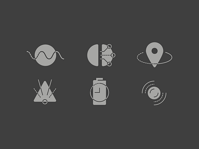 4Sight - Icons (1-color) 1 color data ekg icons lifeline logo