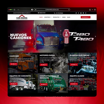 Corporate web Casa Inglesa colombia corporate design rediseño web tienwi ui usa ux web web design website