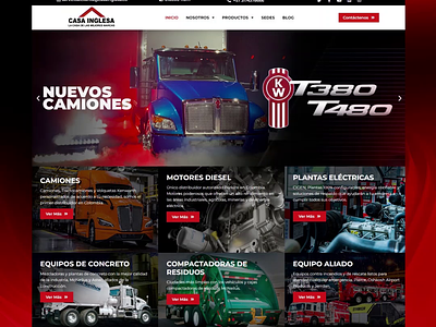 Corporate web Casa Inglesa colombia corporate design rediseño web tienwi ui usa ux web web design website