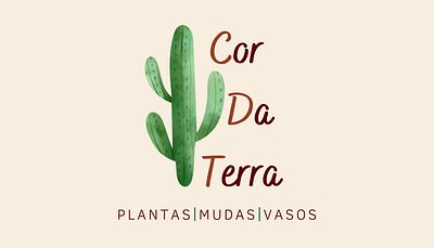 Cartão de Visita - Cor da Terra design il illustration logo