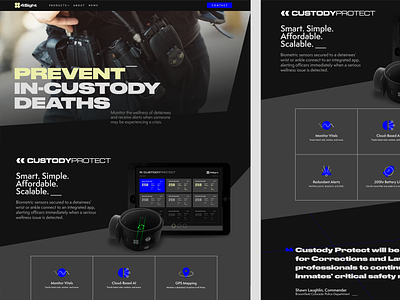 4Sight - Website Mockup healthcare law enforement medical mental health mockup save lives website