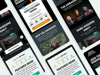 Mission Seekr Website adventure ai game gamified graphic design interface design product design ui ux