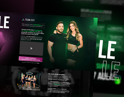 Landing Page Fitness | Gym | Emagrecimento adobe photoshop