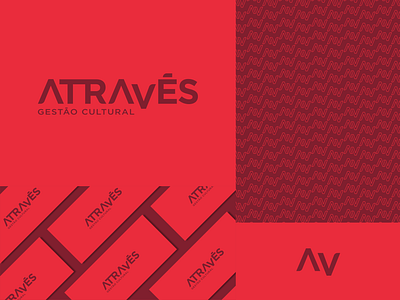 Através - Gestão Cultural branding graphic design logo pattern