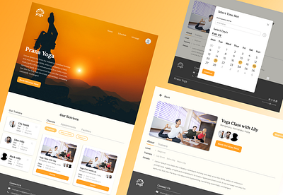 Yoga Our Services creativity design ui ux website