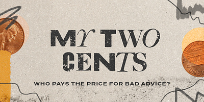 My Two Cents Sermon Series church series sermon typography