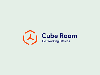 Cube Room Visual Identity Design brand identity brand logo branding co working logo graphic design logo logo cube logo room room logo visual identity