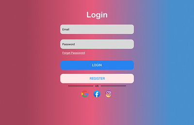 Simple Login and Register Form ui