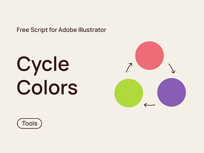 CycleColors (Illustrator Script) swapping