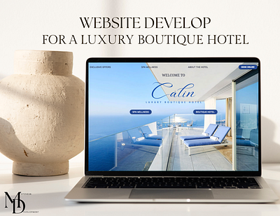 Luxury Hotel Boutique website development app design graphic design hotel luxury website