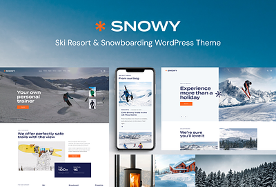 Snowy - Ski Resort & Snowboarding WordPress Theme design web design webdesign wordpress wordpress design wordpress theme wordpress themes