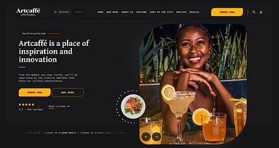 ArtCaffé - Kenya branding figma ui ux webdesign