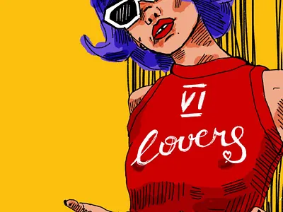 the lovers book illustration illustration lettering