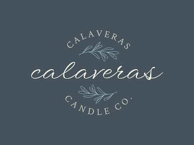 Calaveras Candle Co. | Branding art brand branding candles clean design graphic design illustration leaf leaves logo logodesign minimal plant pour ui vector web webdesign website