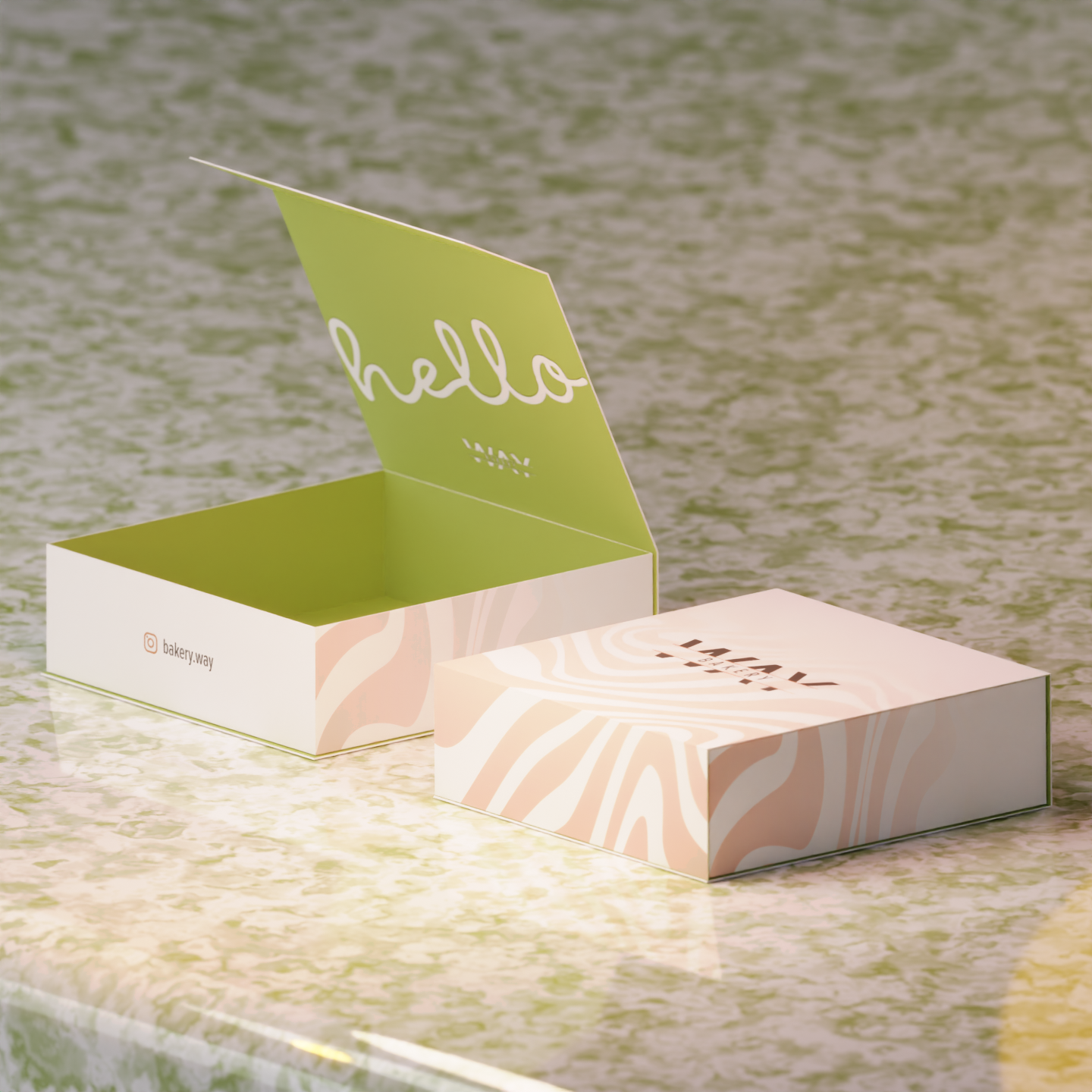 6 Way Bakery Final Renders 3d 3d modeling animation art design graphic design illustration illustrator logo minimal modeling packaging design realistic rendering typography ui ux vector visualization web