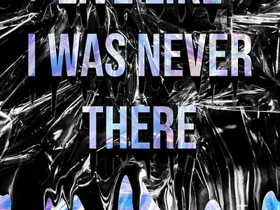 Live like i was never there | Poster design adobe photoshop design edgy graphic design grunge poster poster design