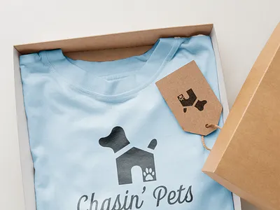 Chasin' Pets Brand Logo Tshirt brand design brand identity branding design logo design logo design branding logo design concept
