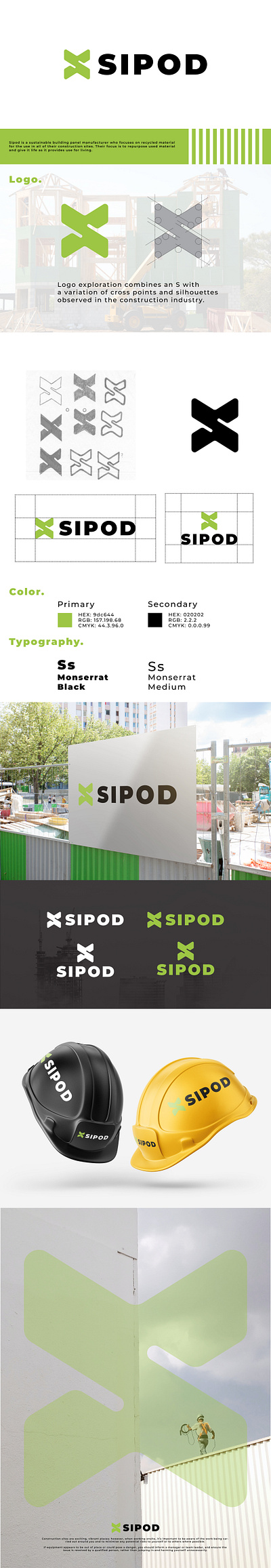 Sipod-Logo and Branding adobe ai branding construction design graphic design illustration logo