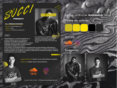 Press kit design