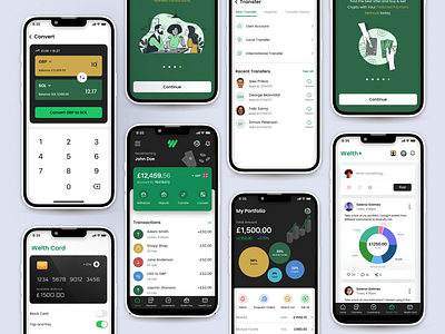 Welth - Money Transfer Solutions App fintech fintech money transfer fintech money transfer solution fintech ui mobile wallet mobile wallet ui monet transfer concept app money transfer money transfer solution money transfer solution ui money transfer ui money transfer ui ux send money transfer money transfer money ui