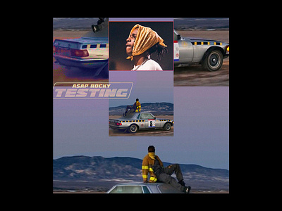 A$AP ROCKY - Collage Experiment 003 a$aprocky asaprocky collage design digitalcollage graphic design layout music photoshop rap vintage