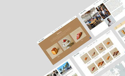 Bakery Website Design // TOUS les JOURS ui ux web design web development webflow