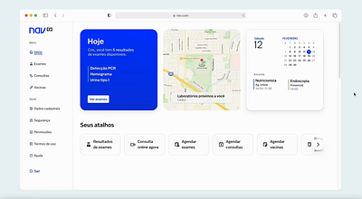 Health admin plataform dashboard health ui visual