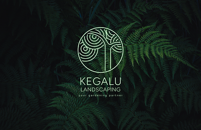 Kegalu Landscaping logo rebranding branding design graphic design illustration logo vectorart