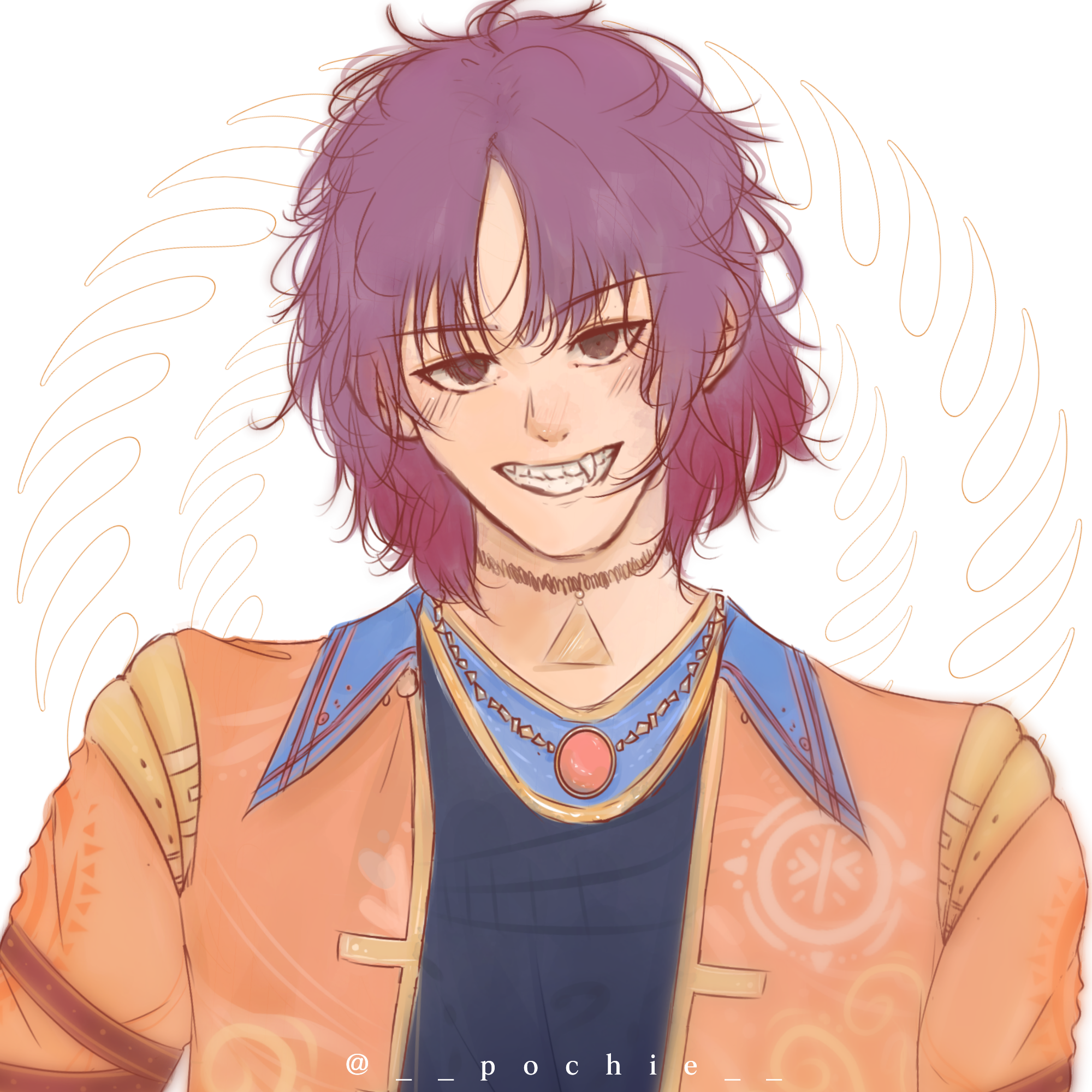 Marius (@meikakuko's OC) art character digital art digital painting illustration oc