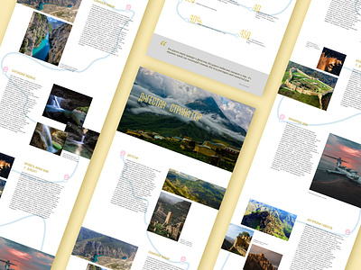 Longread "Guide to Dagestan" design graphic design illustration typography ui vector