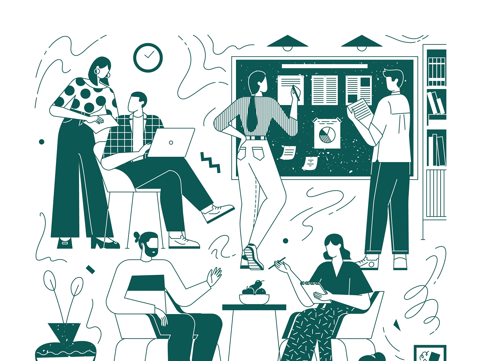 Work vibe by Ekaterina Vasina on Dribbble