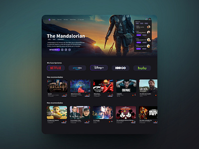 Streaming Platform ui ux