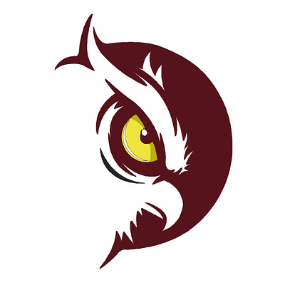 Owl Company Logo Design black white contrast design graphic design illustration logo owl owl shadow
