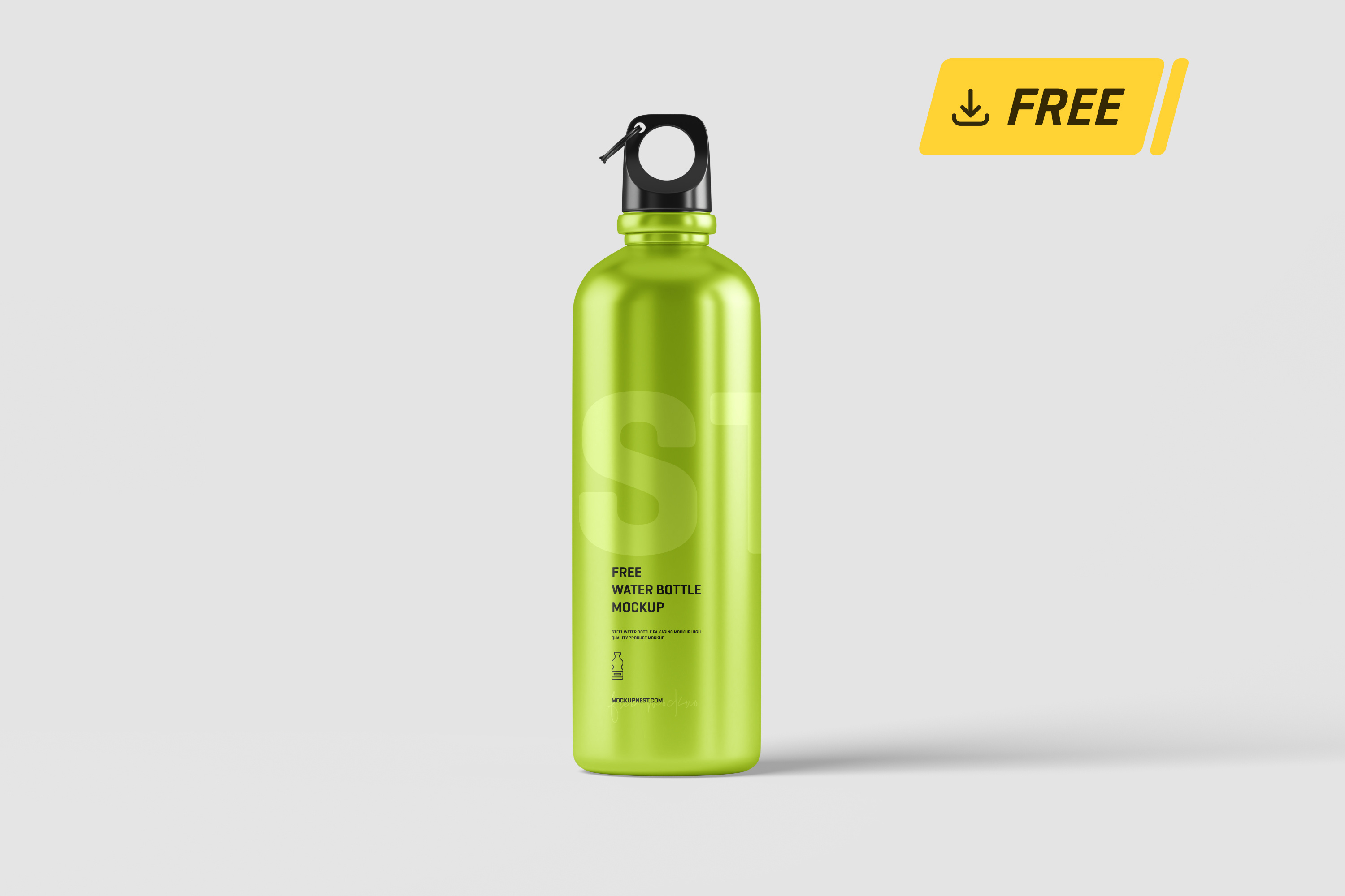 Free Aluminium Water Bottle Mockup aluminium bottle mockup free bottle mockup free mockup free mockups free psd steel bottle mockup