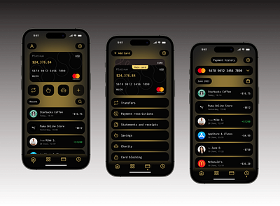 Mobile Banking App Concept bank app design finance app mobile banking ui uxui