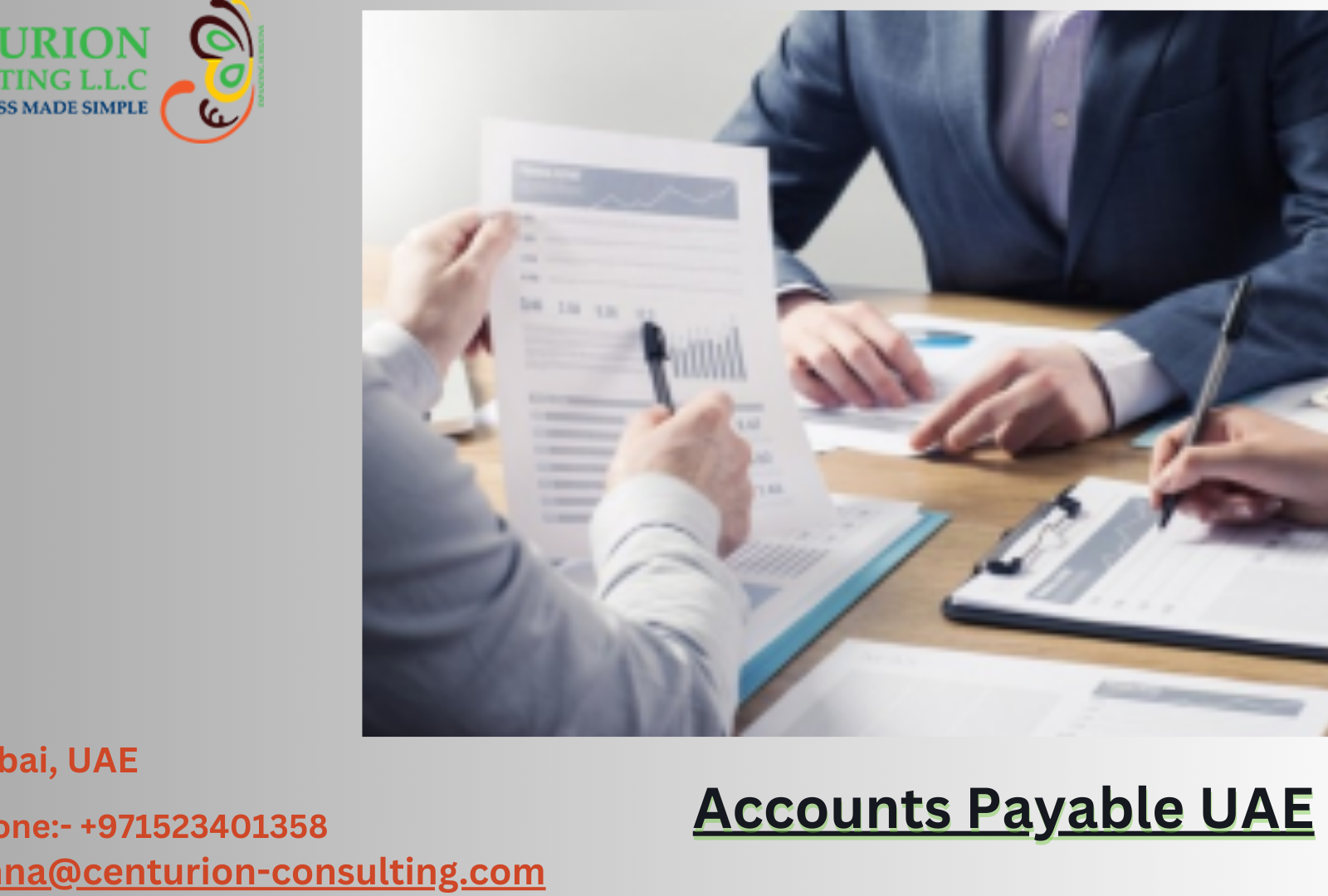 Accounts Payable UAE | Accounts Receivable — Centurion Consult by ...