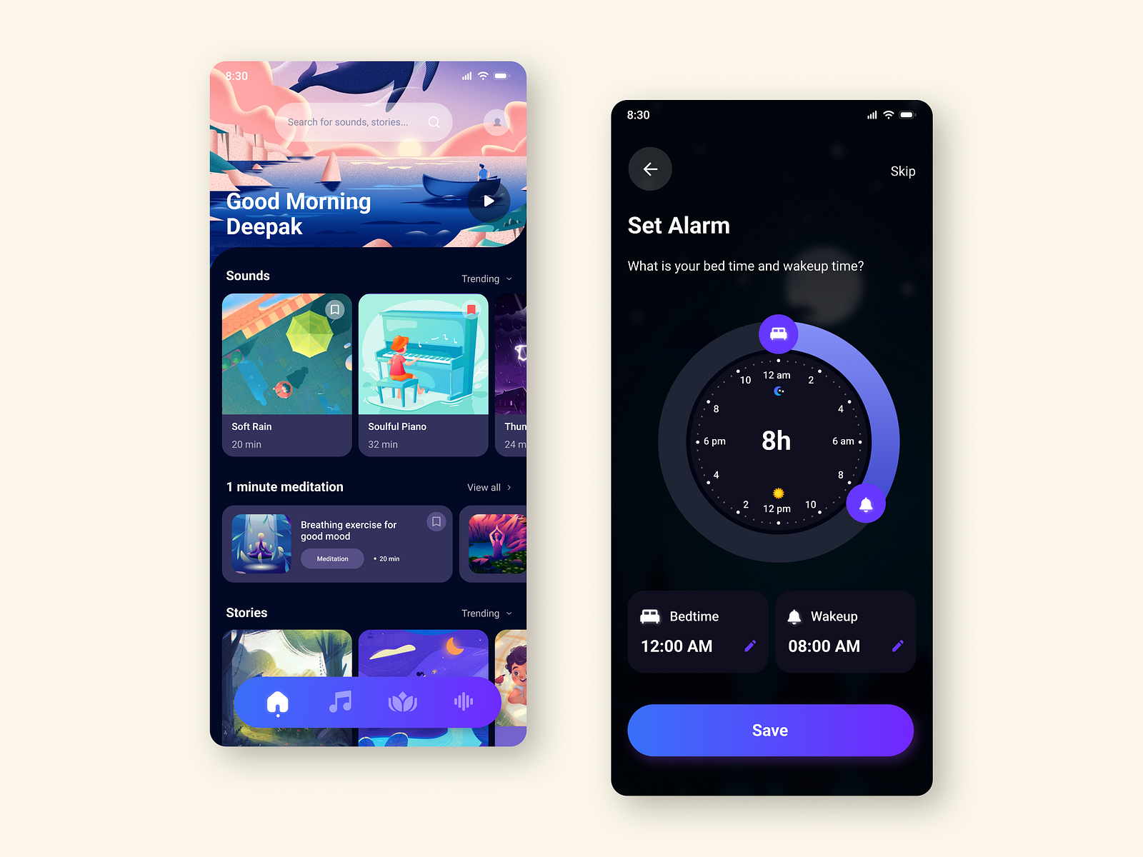 sleep-sounds-meditation-app-by-himanshu-tomar-on-dribbble