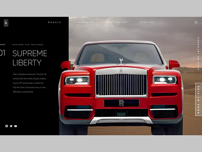 🎬 Rolls Royce Showcase video animation branding dailyuichallenge figma motion graphics rollsroyce ui