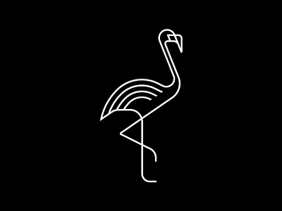 Flamingo abstract bird brand designer clean creative emblem flamingo flat illustration geometric ghitea illustration illustrator logo logo designer logomark sign sketch symbol vector vector illustration