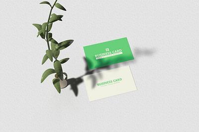 Free Green PSD Mockup Template business card mockup free mockup free psd mockup design psd mockup